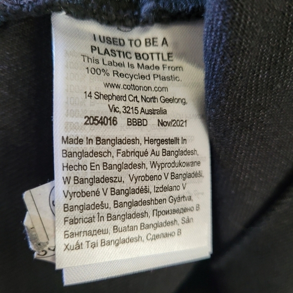 Cotton:On Curve Loose Straight Leg Jeans in Black Size Women's 14 NEW with Tags - Picture 14 of 14